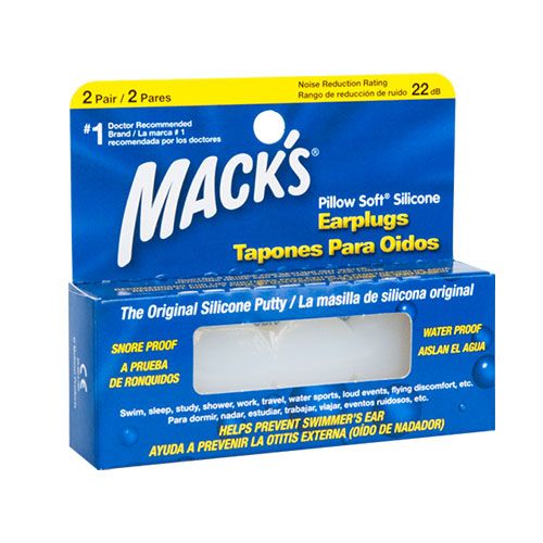 TAPON OIDO MACK´S SILICON ADULTO 2 PARES