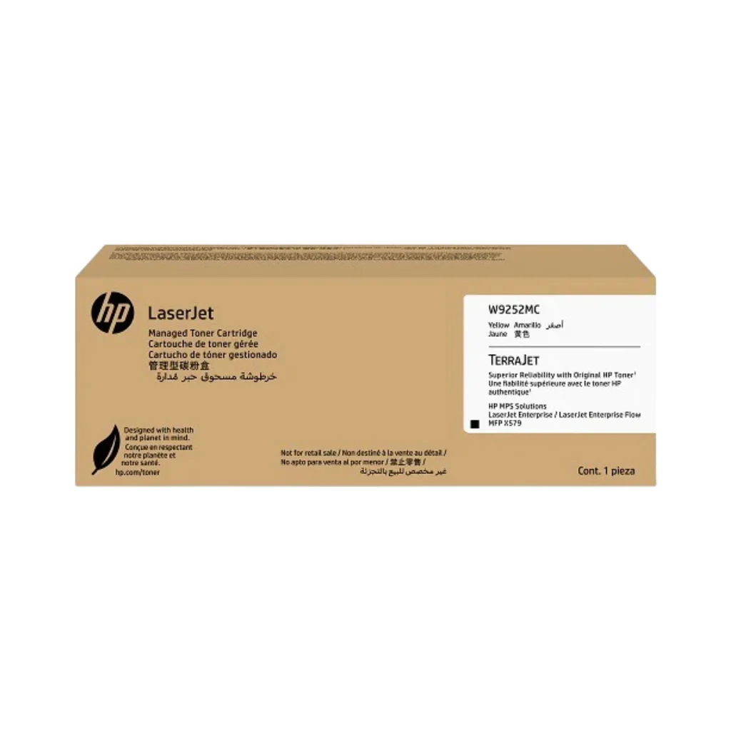 HP Toner de Tinta Original LaserJet Amarillo, W9252MC