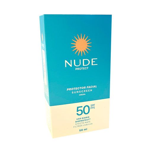 NUDE PROT FAC SPF50 MATE 50 ML