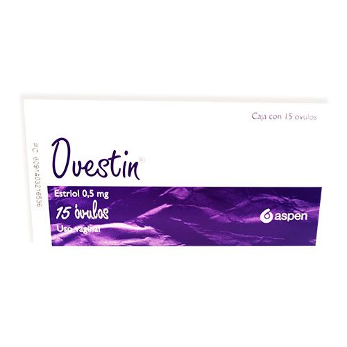 OVESTIN 05 MG X 15 OVULOS VAG (SUELTO)