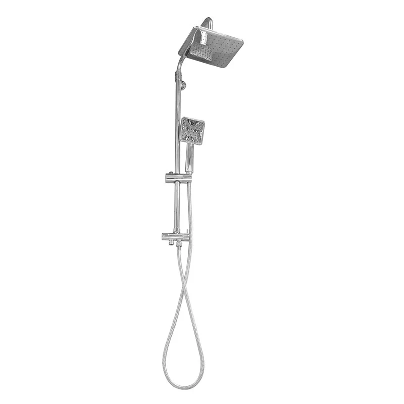 Sistema de barra para ducha de acero inoxidable 100 x 140 cm