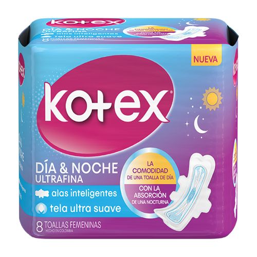 KOTEX DIA/NOCH ULTR/ALAS 8 UN