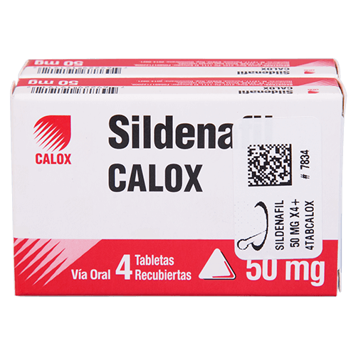 SILDENAFIL CALOX 50 MG TABLETAS VIA ORAL 1+1