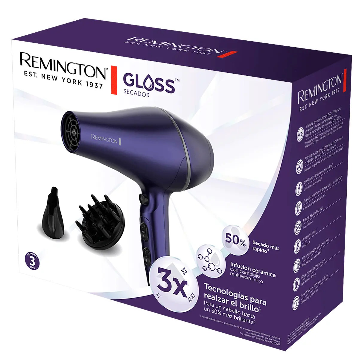 Secadora de Cabello Remington AC9350