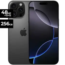 Celular 5G Apple iPhone 16 Promax Negro 8GB RAM 256GB