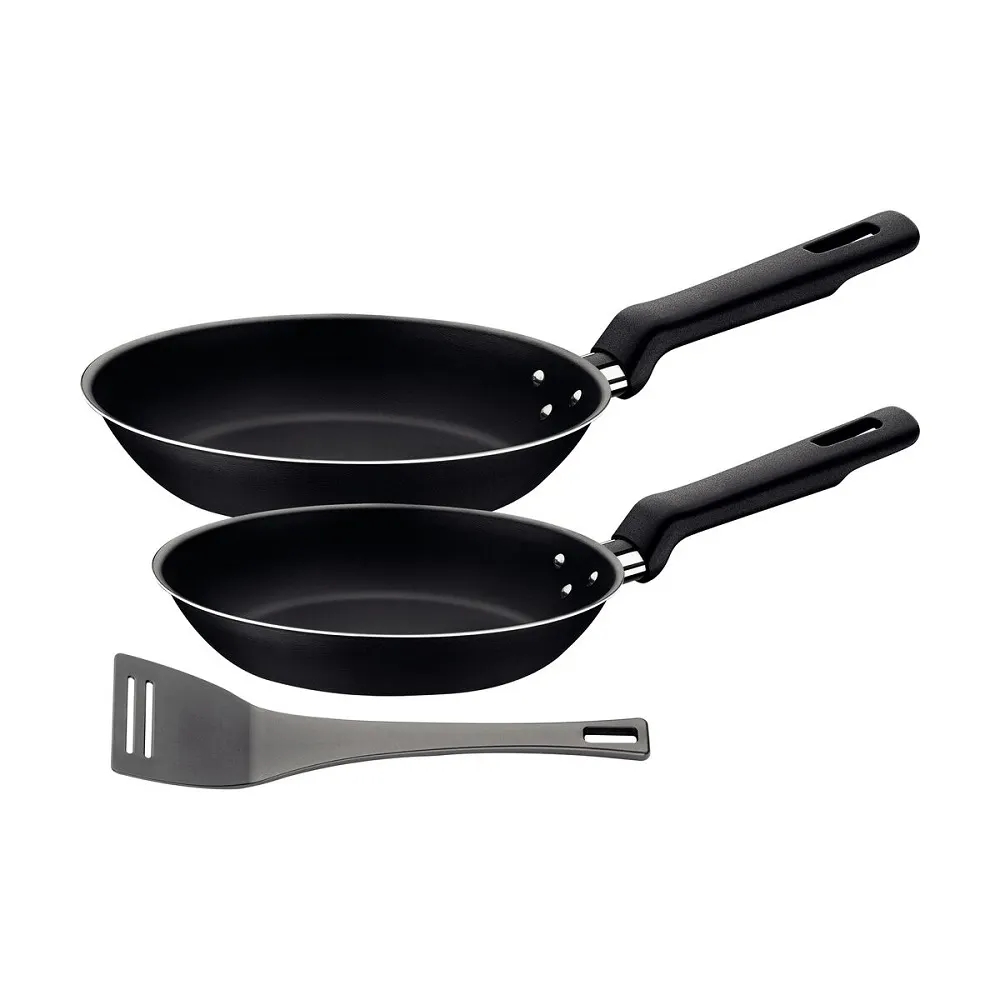 Set de sartenes Tramontina 22 cm Hierro Negro 20399781