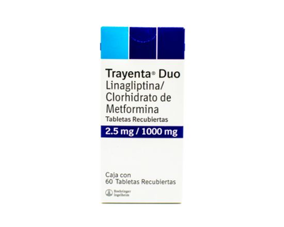 Trayenta Duo 2.5mg/1000mg 60 tabletas