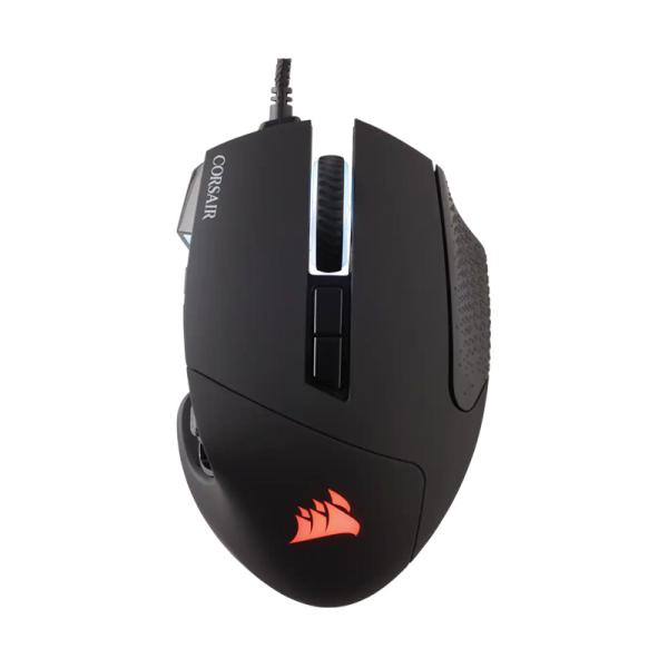 Mouse Corsair Gaming RGB Moba/mmo Scimitar Elite 18000 DPI Alámbrico USB – Negro