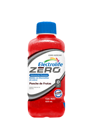 Electrolife, Zero, Ponche de Frutas, 625 ml