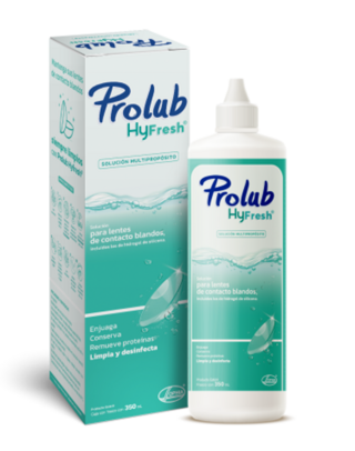 Prolub Hyfresh Solucion para lentes de contacto 350 ml