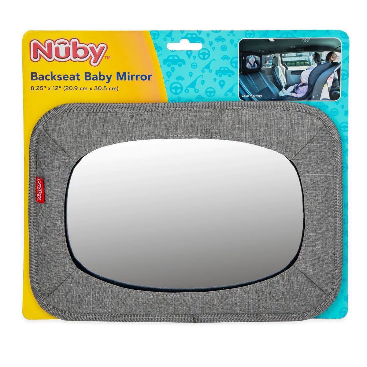 Espejo Nuby para carro color gris