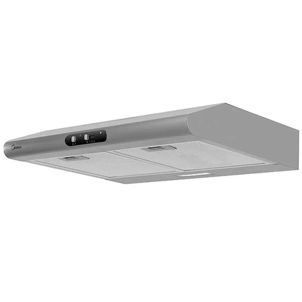 Combo Cocina empotrable 4 quemadores a gas 61 cm (24") MTGB24R3402GS + Campana extractora 61 cm (24") MJUD24S3GS Midea