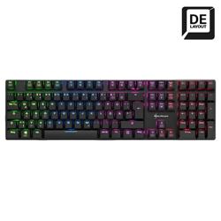 Teclado Gaming Sharkoon Purewriter RGB Mecánico, Inglés, Color