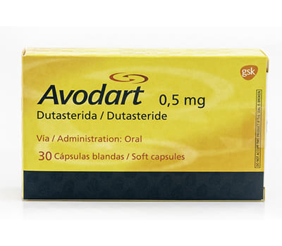 Avodart 0,5 mg caja 30 cápsulas