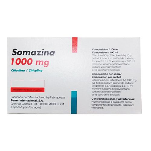 SOMAZINA 1000 MG SOL SOBRE