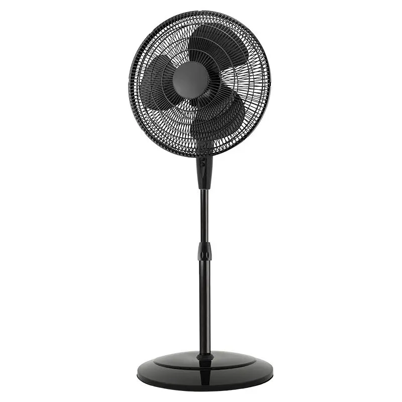Ventilador de pedestal 16" negro Basic Living