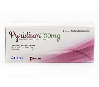 PYRIDIUM 100 MG TABLETAS VIA ORAL