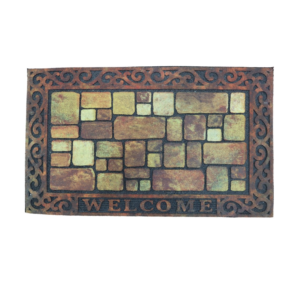 Alfombra para exterior aberdeen brown 18 x 30 pulg