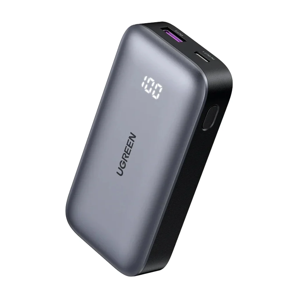 Ugreen Power Bank Batería Externa Carga Rápida USB C/USB A 10,000 mAh 30W, 25185