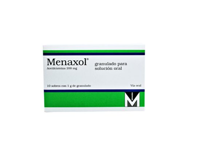 Menaxol 200 mg 10 sobres