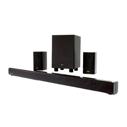 BARRA DE SONIDO THONET & VANDER REIN CON 2 PARLANTES Y SUBWOOFER HDMI ARC + SPDIF OPTICAL + 3,5 MM. AUX. ESTEREO + BLUETOOTH HK096-03618 NEGRO