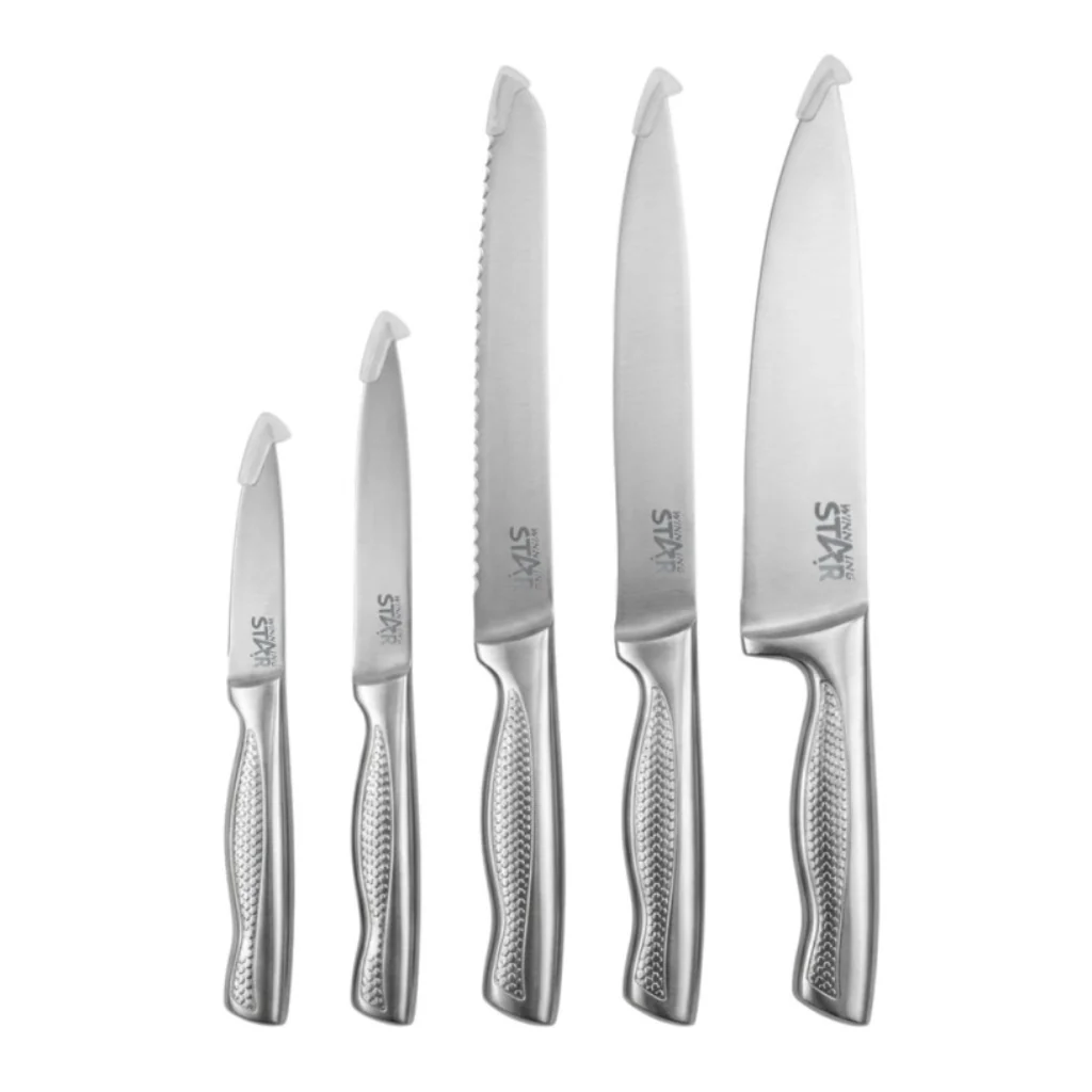 Winning Star Set de Cuchillos Acero Inoxidable 5 Piezas, St-7807-5