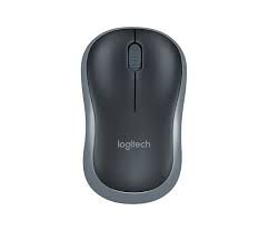 Mouse Logitech M185 2.4 GHZ 1000 DPI Inalámbrico – Negro / Plateado