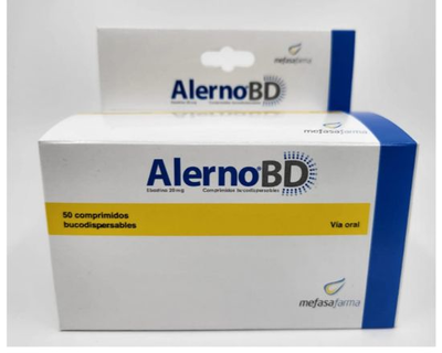 Alerno BUCODISPERSABLE, 20 mg, 1 de 50 comprimidos