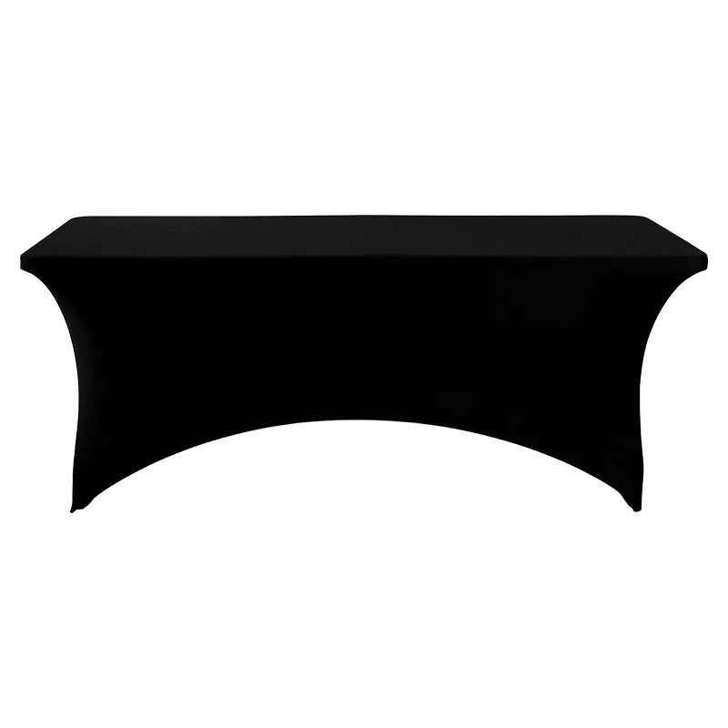 Mantel de spandex 180 x 74 x 72.5 cm mate negro