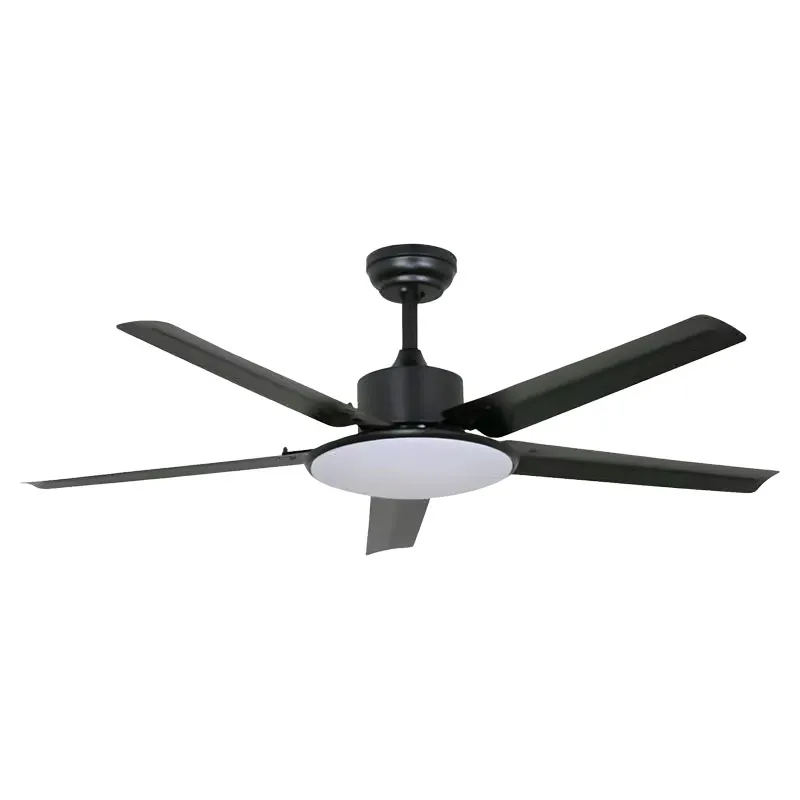 Ventilador techo inteligente 52" 5 aspas negro Designers Lighting