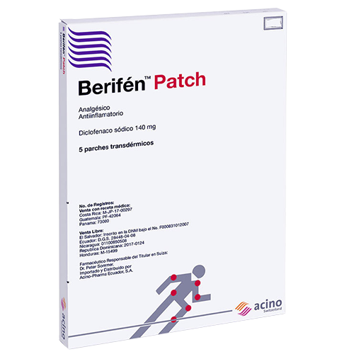 BERIFEN X 5 PARCHES