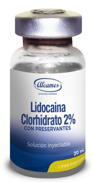Lidocaina Clorhidrato preservantes 1 frasco