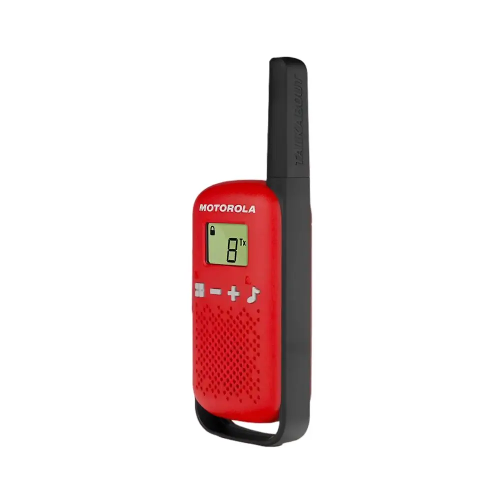 Radio de comunicación Motorola T110 FRS/GMRS Rojo/negro