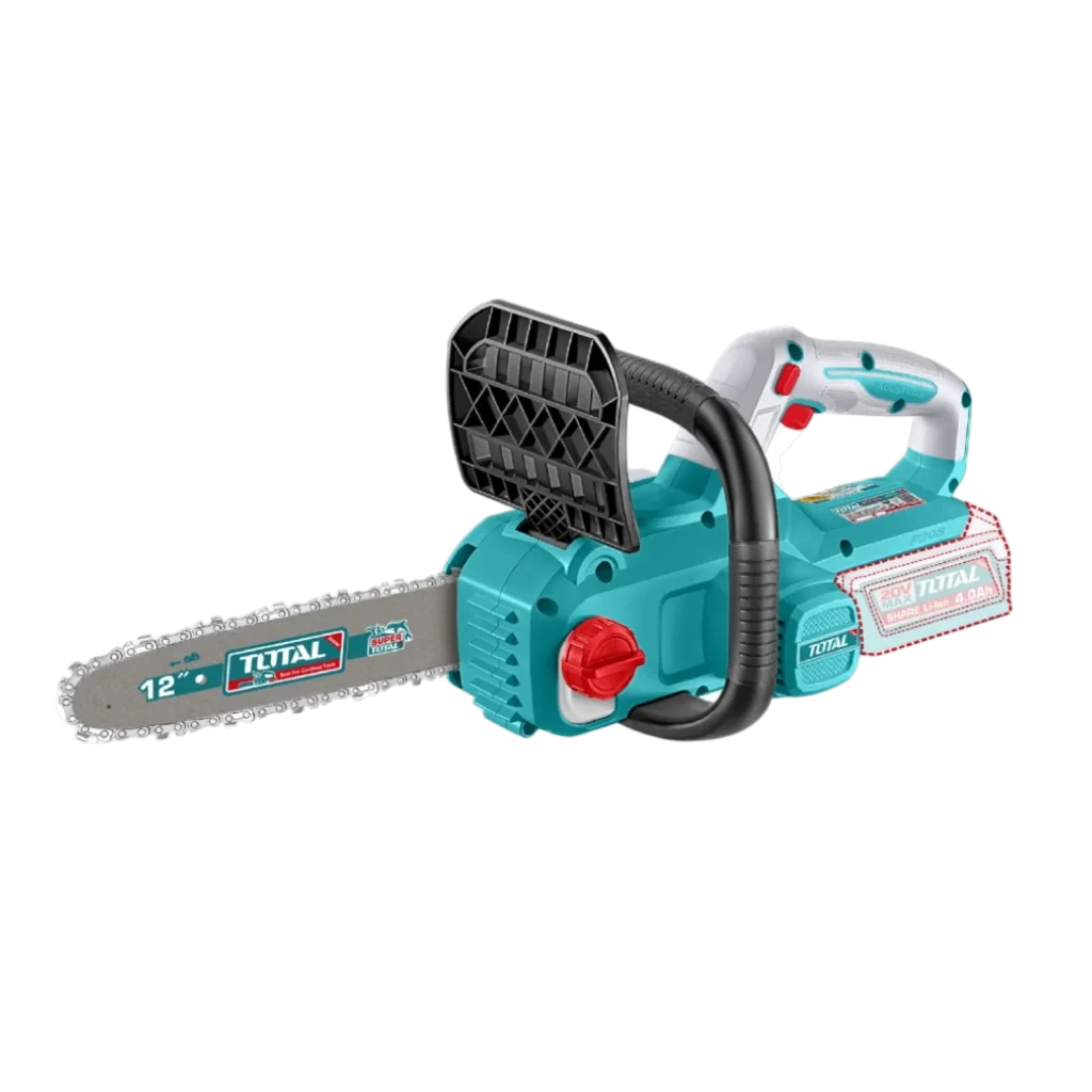 Total Motosierra 20V Bl 12" con 2 Baterias 4.0, UTGSLI201262