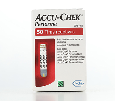 ACCU CHECK PERFORMA TIRAS 50 U 1