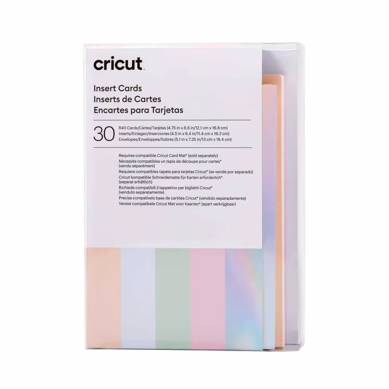 CRICUT TARJETAS DE INSERCION PRINCESS SAMPLER – R40 30PZS