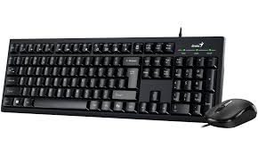 TECLADO Y MOUSE GENIUS RS2 KM-100SE ALÁMBRICO USB ESPAÑOL 31330009401 NEGRO