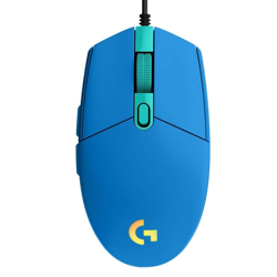 Mouse Óptico De 6 Botones Para Juegos, USB, Color Azul, G203 LI