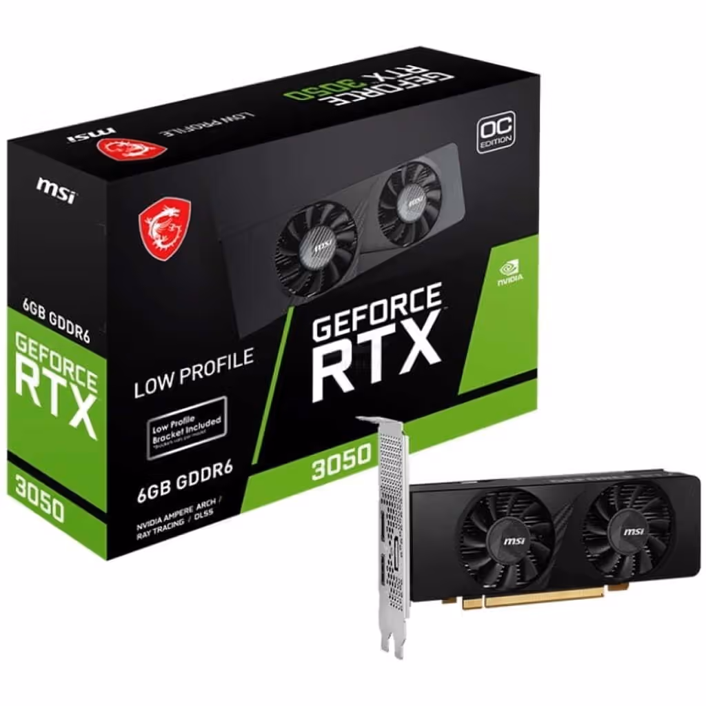 TARJETA DE VIDEO MSI RTX 3050 LP 6G OC