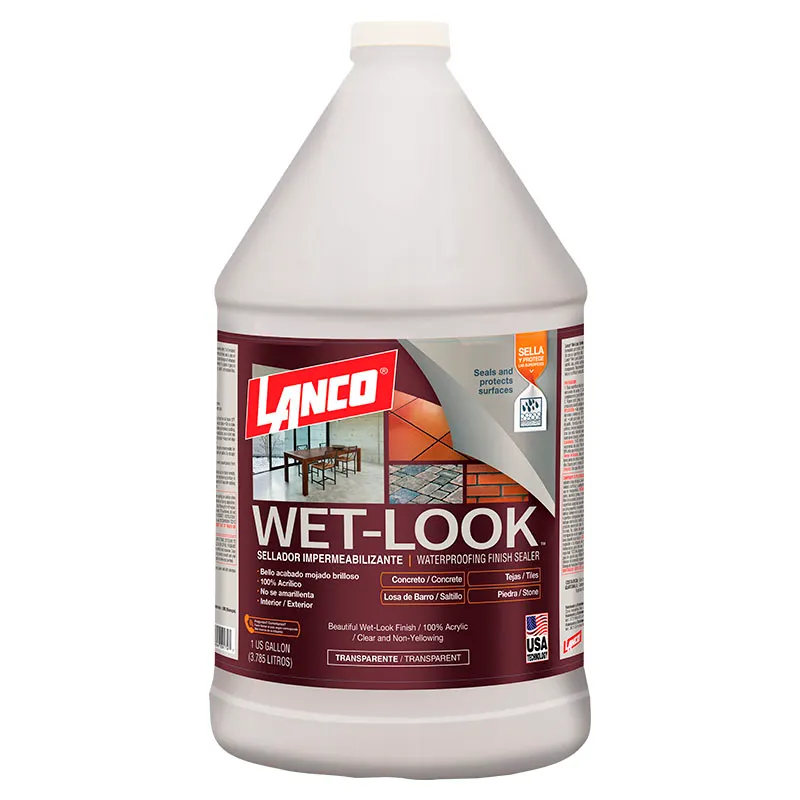Sellador Wet-Look transparente brillante 1 gal Lanco