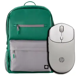 Mochila para Computadora HP 7J595AA | Mouse Inalámbrico HP AZ7B6AA | Combo