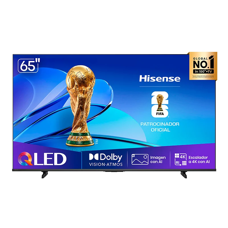 HISENSE – TELEVISOR QLED 65 4K AI VIDAA ASIST – 65Q6QV