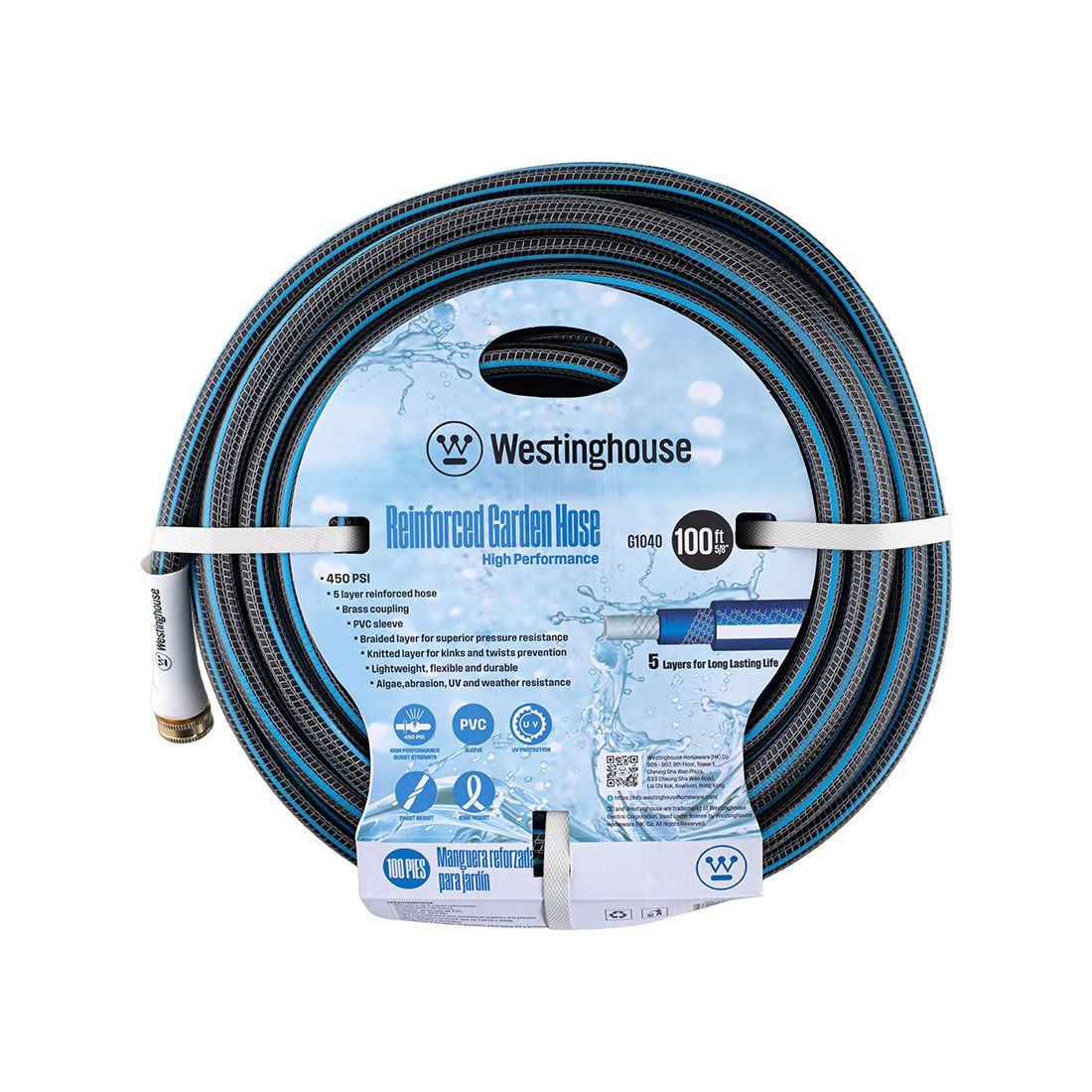 Manguera 5/8in pvc Westinghouse 15m