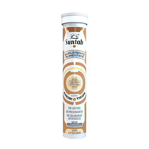 SUNTAB CAL VIT D+K LYCH 20TABS