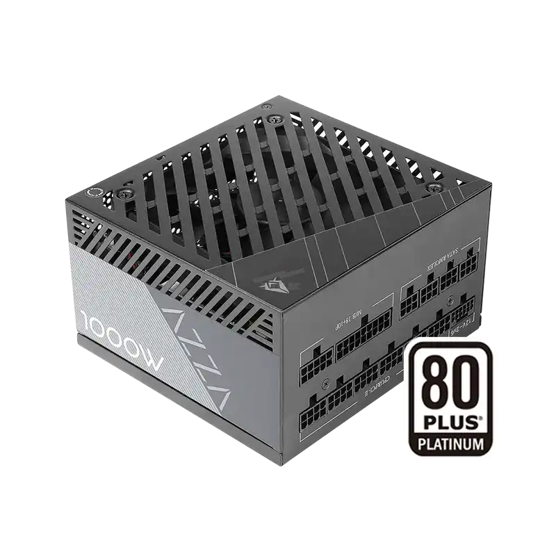 FUENTE DE PODER 1000 WATTS AZZA 80+ PLATIUM – ATX 3.1 – MODULAR