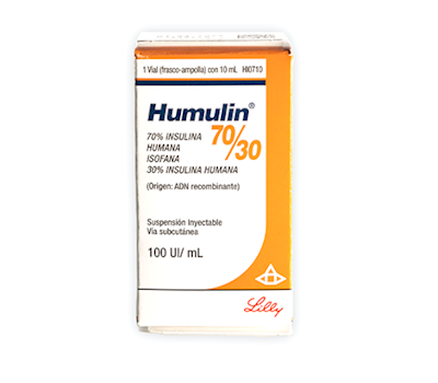 HUMULIN 70/30 INYECTABLE 100UI 10 ML