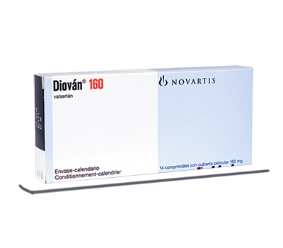 DIOVAN 160 MG TABLETAS VIA ORAL