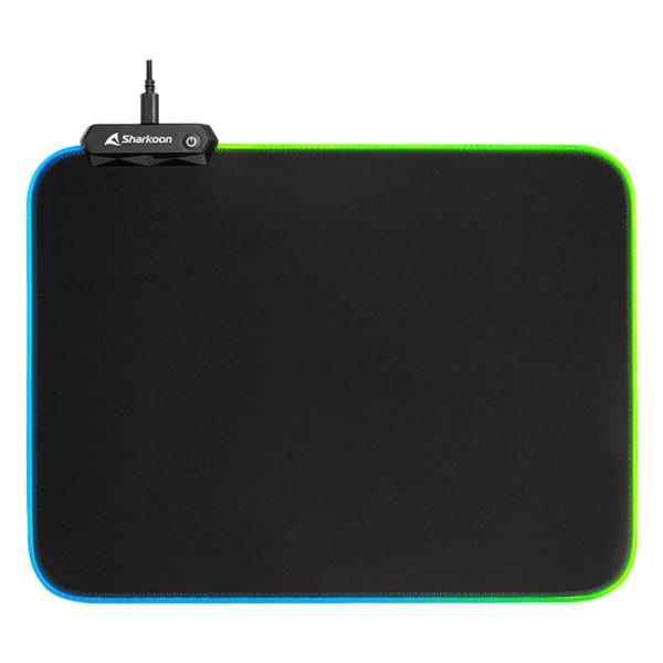 Mouse PAD Sharkoon Gaming 1337 V2 XL Textil y Goma – Negro