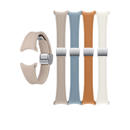 Galaxy Watch6 D-Buckle Hybrid Eco-Leather Band Slim (S/M)