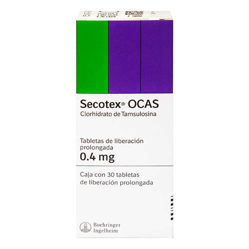 SECOTEX OCAS CAPSULAS 0.4 MG